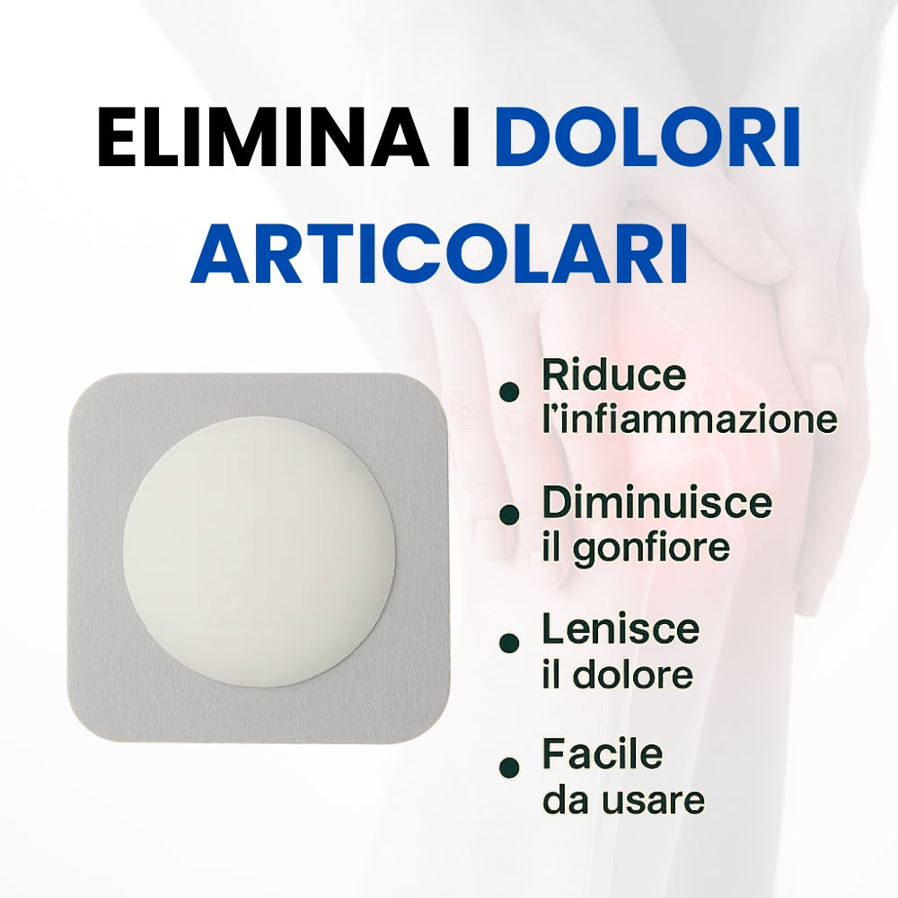 Cerotto Microneedle all’Acido Ialuronico per Sollievo Articolare